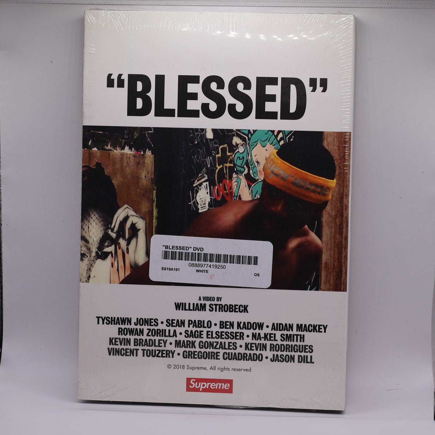 Supreme “BLESSED” DVD — Sealed Vintage Skateboarding Video — William Strobeck