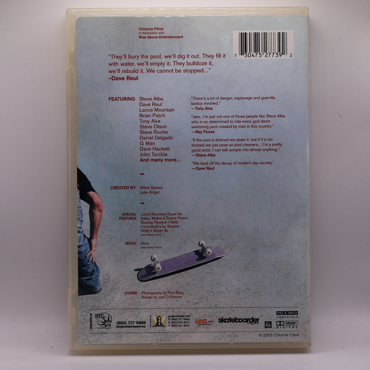 Chlorine: A Pool Skating Documentary DVD – Skateboarder Magazine 2003