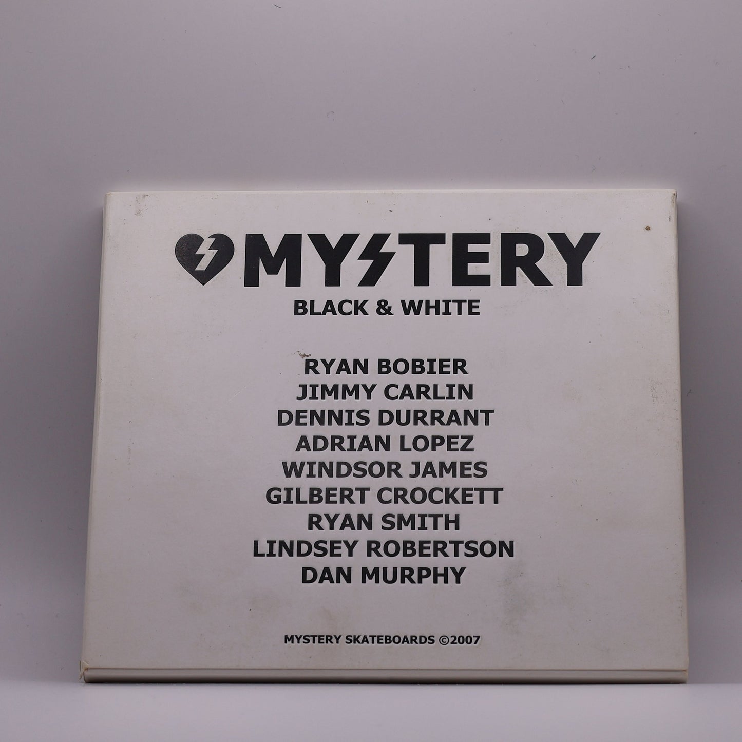Mystery Skateboards Black & White DVD – 2007 Skate Video – Used