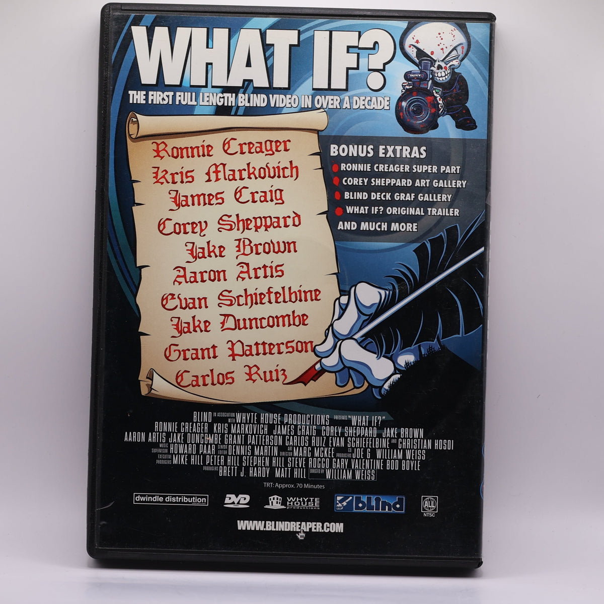 Blind Skateboards What If DVD 2005 - Ronnie Creager Video OOP Y2K