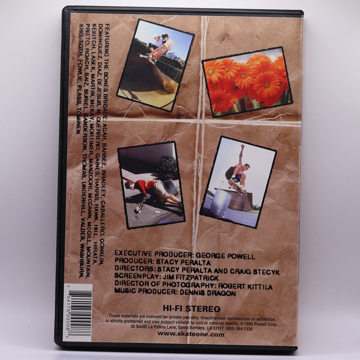 Powell Peralta Propaganda DVD 1990 Bones Brigade Frankie Hill Ray Barbee Skate OOP