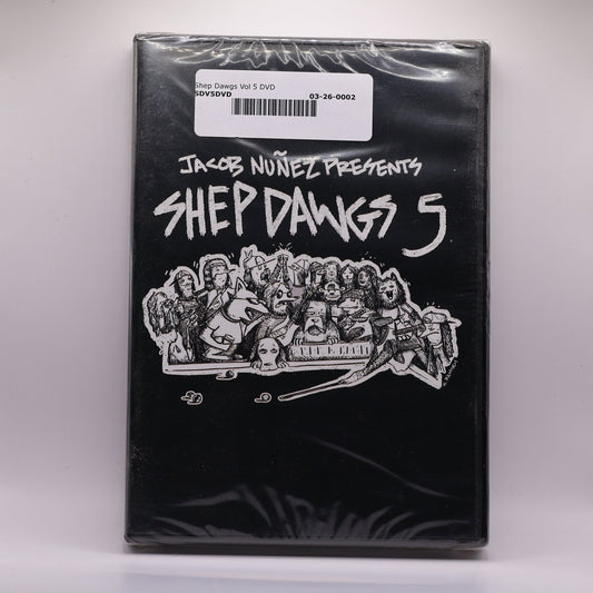 Shep Dawgs 5 DVD Sealed Rare Skateboarding Video Rowan Zorilla Riley Hawk Skate DVD