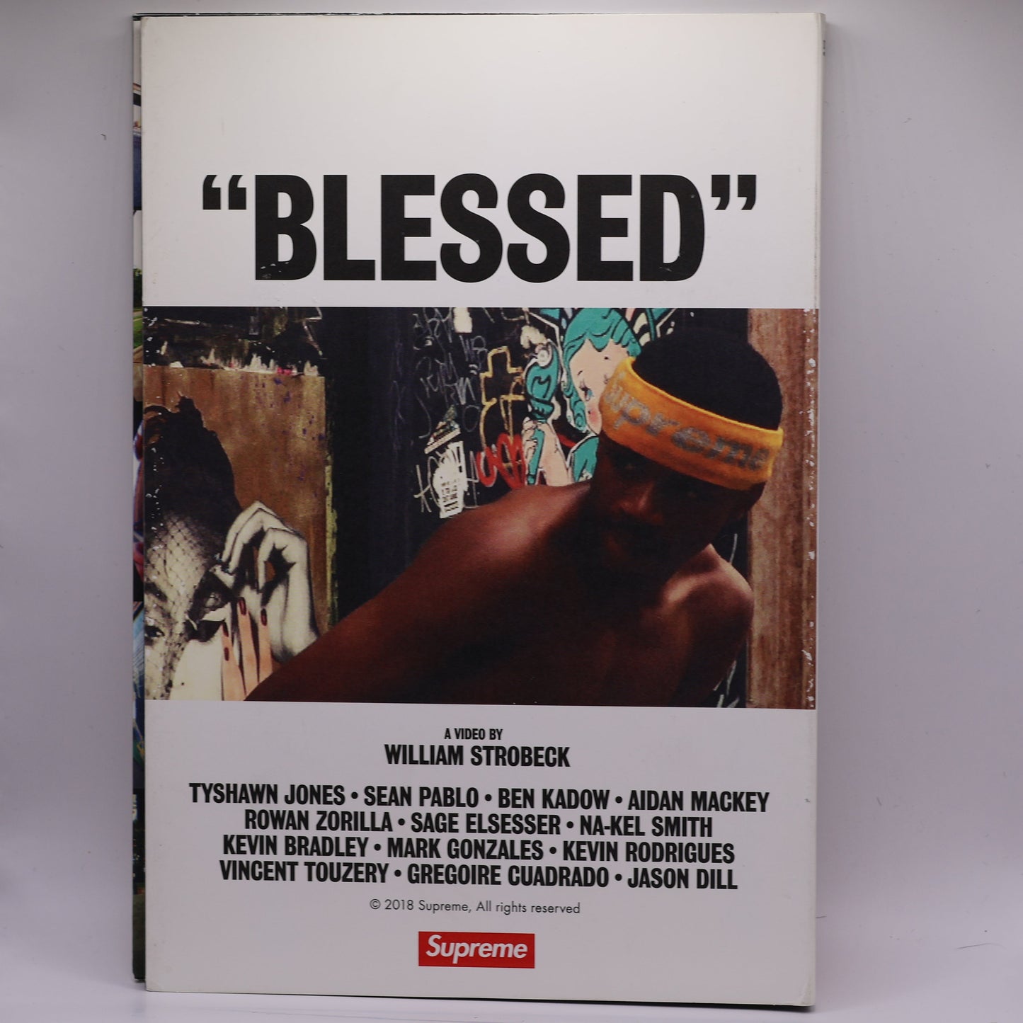 Supreme “BLESSED” DVD — Vintage Skateboarding Video — Case Slightly Crushed