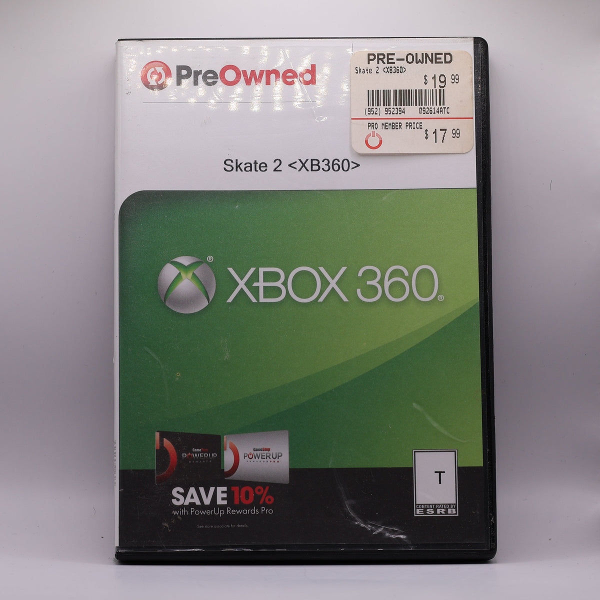 Skate 2 Xbox 360 – Disc Only in GameStop Case – EA 2009