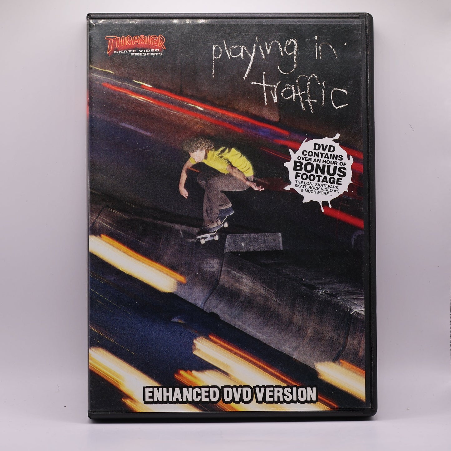 Thrasher Playing in Traffic Enhanced DVD – 2003 Skate Video  Description