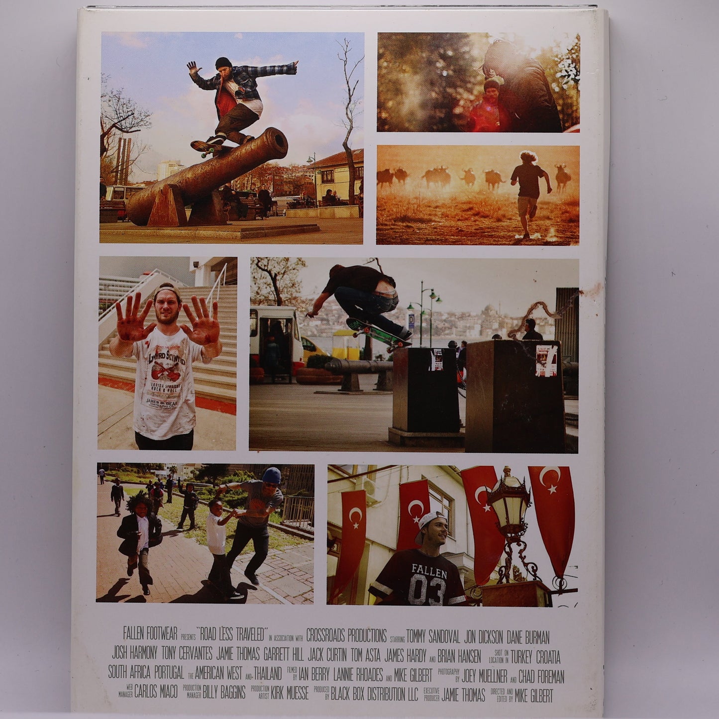 Fallen Footwear Road Less Traveled Skateboarding DVD – 2013 – Used