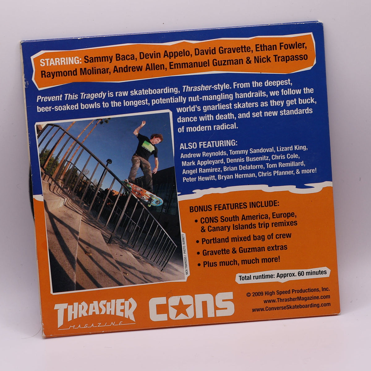 CONS x Thrasher Prevent This Tragedy Skateboarding DVD – Converse – 2010