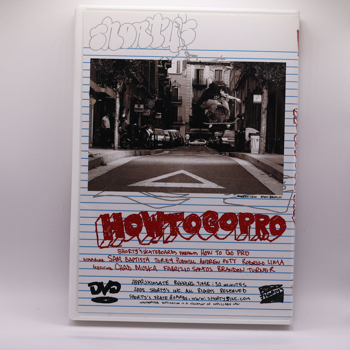 Shortys How To Go Pro DVD 2005 Chad Muska Torey Pudwill Skate Video OOP Y2K