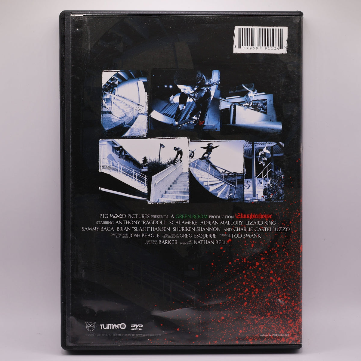 Pig Wood Slaughterhouse DVD 2005 Lizard King Sammy Baca Ragdoll Skate Video OOP