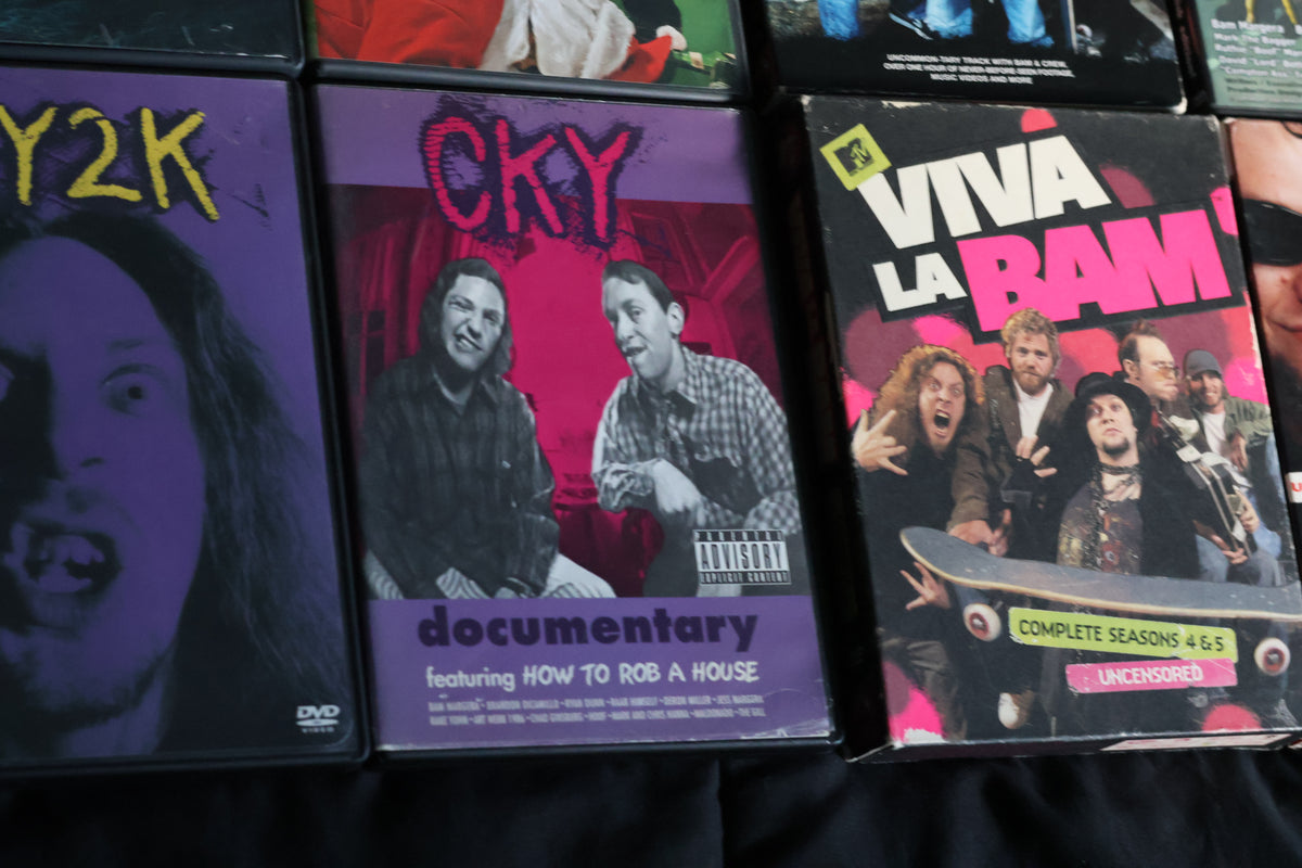 Bam Margera CKY Jackass DVD Lot – Complete Viva La Bam, Haggard & Minghags