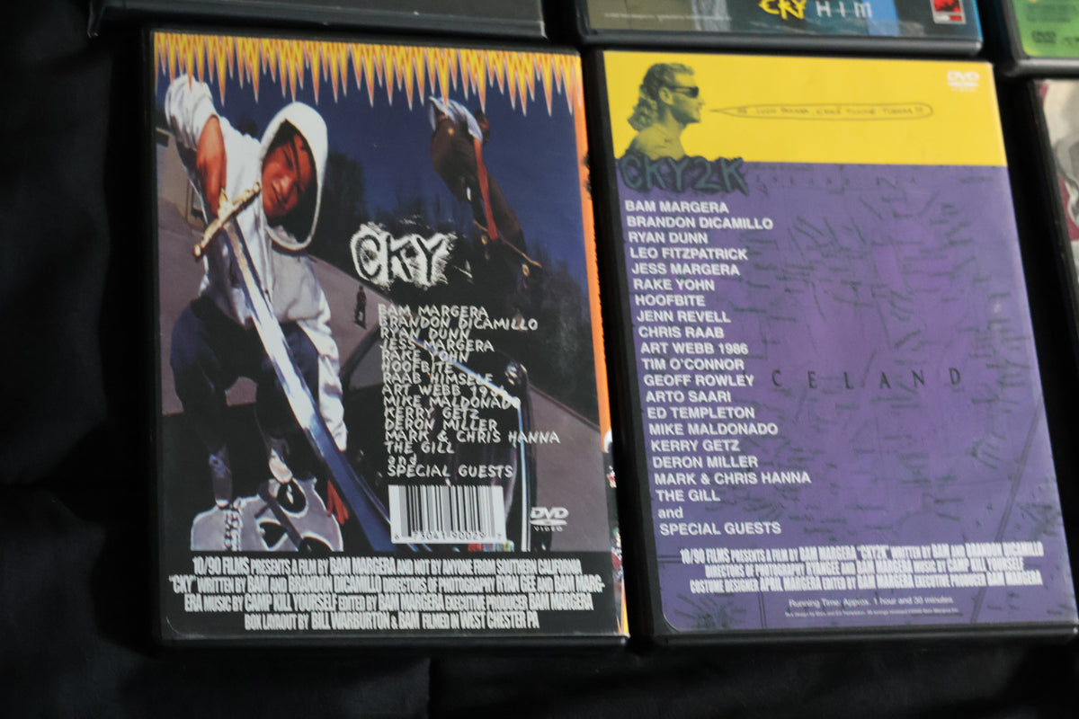 Bam Margera CKY Jackass DVD Lot – Complete Viva La Bam, Haggard & Minghags