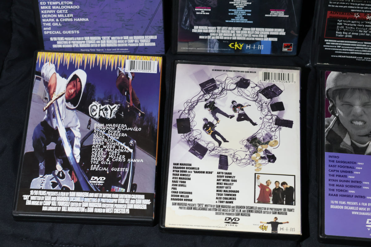 Bam Margera DVD Bundle – CKY 1–4, Haggard & CKY Documentary