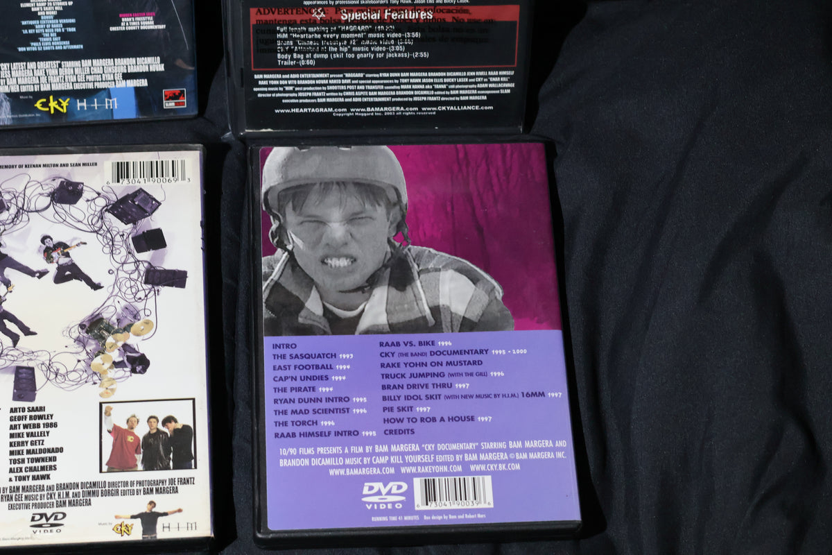 Bam Margera DVD Bundle – CKY 1–4, Haggard & CKY Documentary