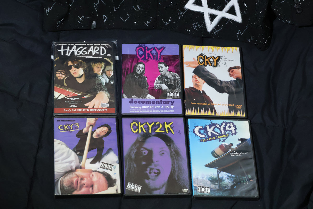 Bam Margera DVD Bundle – CKY 1–4, Haggard & CKY Documentary